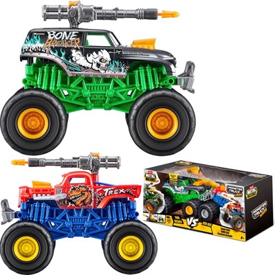 Набор машинок ZURU Metal Machines "Битва монстр-траков", 2шт. 6793 - фото 62787274