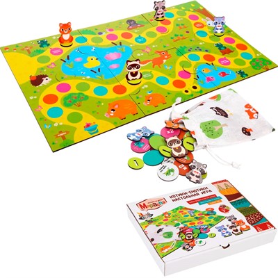 Деревянная Игра развивающая Котики-енотики 962287 - фото 62787447