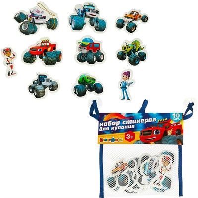 Набор стикеров EVA для ванны 10 шт в сетке КАПИТОШКА SWL-VSP - фото 62787460