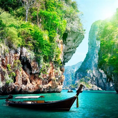 Набор для творчества Роспись по холсту 40х40 см Остров Пхукет Х-5633 - фото 62787558