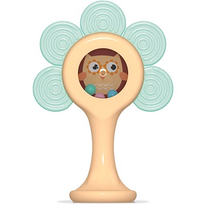 Погремушка прорезыватель «Лесной домик». Коллекция «Бисквит» 02130 - фото 62787760