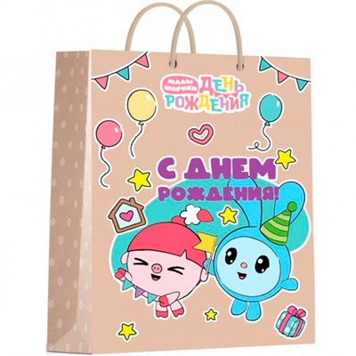 Пакет Чудо праздник крафт l, 26*32*10 см PKL-118588-ML - фото 62787924