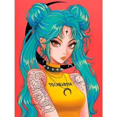 Блокнот Точкабук 467-0-159-13439-8 Everyday. ЛУННАЯ ДЕВУШКА - фото 62788312