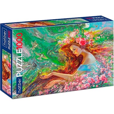 Пазл 1000 эл. Девушка Весна 1000ПЗ2_31555 Hatber - фото 62788403