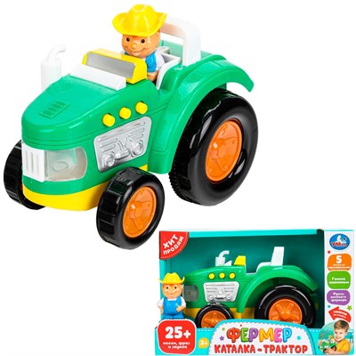 Каталка трактор Фермер. 25+ песен, стихов и звуков Умка B1812157-R - фото 62789127