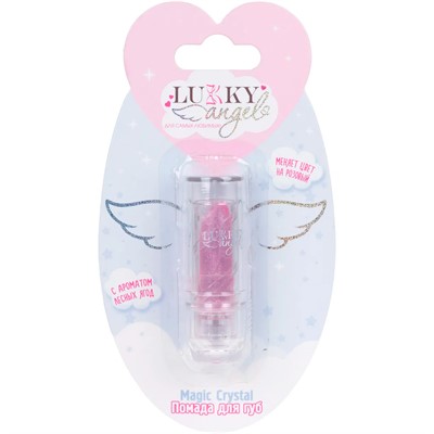 Помада блестящая меняющая цвет на розовый,с ароматом лесных ягод 3,4 гр Т25826 - фото 62789706