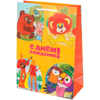 Пакет Чудо праздник матовый ml 22*31*10 см Союзмультфильм PML-122049-SM - фото 62789971