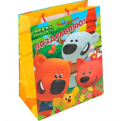 Пакет Чудо праздник матовый l 26*32*14 см Ми-ми-мишки PL-123137-MM - фото 62789977