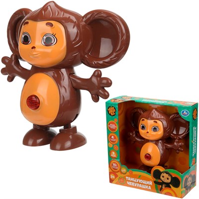 Игрушка на батарейках Танцующий Чебурашка 15+ песен, фраз и мелодий HT1500-R - фото 62790243