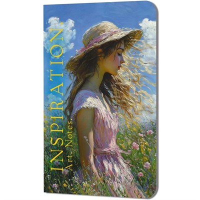 Блокнот 30 л Inspiration. Art. Notes. Моне девушка в розовом платье и в шляпе 978-5-00241-395-9 - фото 62790783