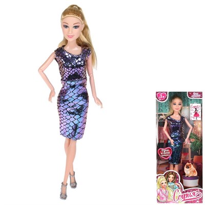 Кукла Карапуз 66001-BF4-S-HW София 29 см руки сгиб - фото 62791038