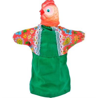 Кукольный театр Кукла-перчатка Курица С-967 Огонек - фото 62791400