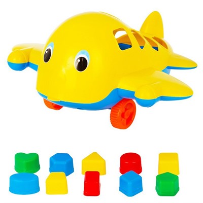 Логическая игрушка Самолет У494 /8/ - фото 62791482