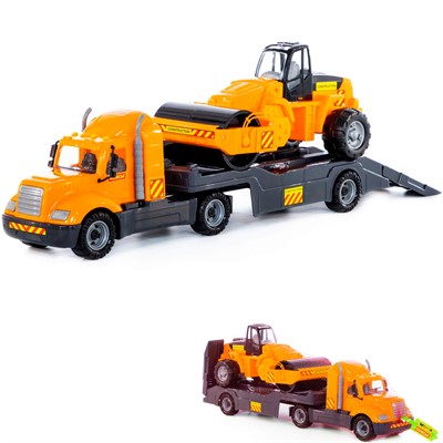 Автомобиль Майк трейлер+дорожный каток 55729 П-Е /1/ - фото 62791703