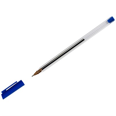 Ручка шариковая синяя 0,7мм СТАММ "800" 346457 - фото 62791719