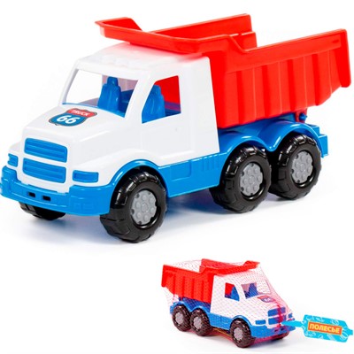 Автомобиль Гоша самосвал бело-синий 90409 П-Е /12/ - фото 62791826