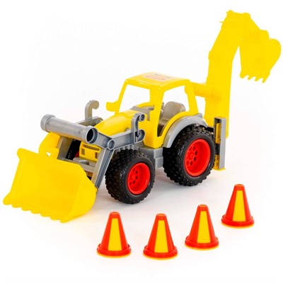 Трактор КонсТрак погрузчик с ковшом в сетке  0377 П-Е /6/ - фото 62791889