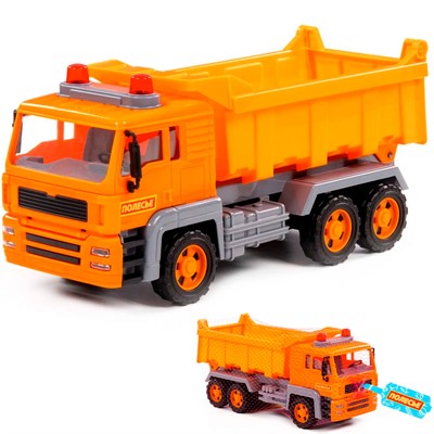 Автомобиль Алмаз самосвал инерционный в сеточке 94841 П-Е - фото 62791902