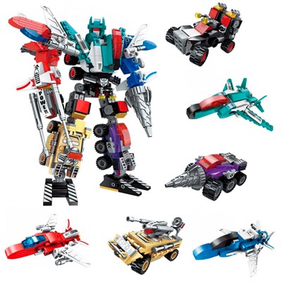 Конструктор 1412 QMAN Робот в кор. - фото 62792016