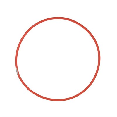 Обруч d 60см облегченный красный У692 /10/ - фото 62792019