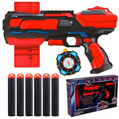 Пистолет 9883YSFJ с безопасными пулями в коробке - фото 62792109