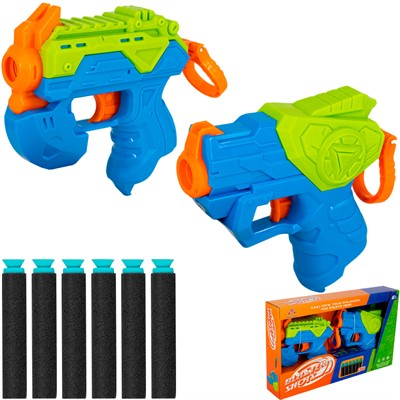 Пистолет SB597 с безопасными пулями в коробке - фото 62792239