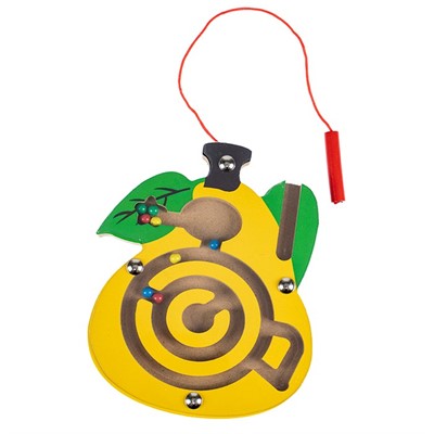 Деревянный лабиринт с шариками Груша 12х15 AN02783 - фото 62792437