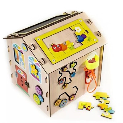 Деревянный Бизиборд «Играйка» IG0718 - фото 62792445