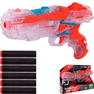 Пистолет FJ7005 с безопасными пулями в коробке - фото 62792507