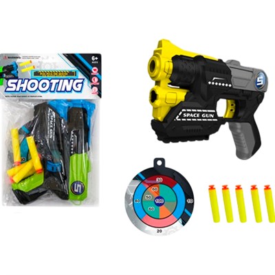 Бластер XD688-39 с безопасными пулями и мишенью в пак. - фото 62792595