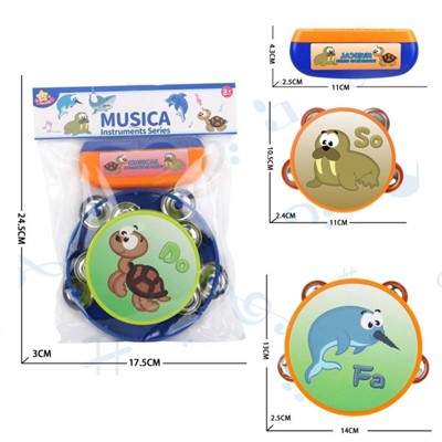 Набор музыкальных инструментов 737B в пак. - фото 62792639