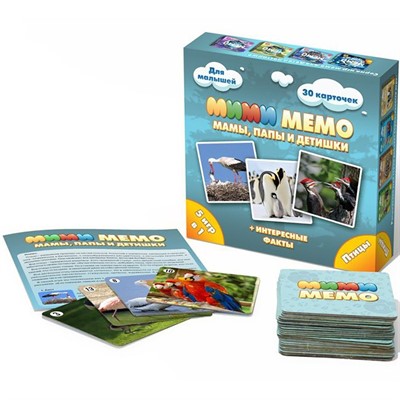 Настольная игра Ми-Ми-Мемо Птицы 8052 - фото 62792744