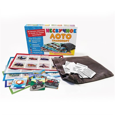 Нескучное лото Транспорт 8107 - фото 62792749