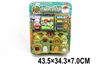 Игровой набор 5831 Зайчик с аксесс. на блист. - фото 62793149