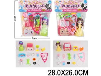 Игровой набор ZD894-529 доктор, с куклой в ассорт. в пак. - фото 62793154