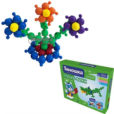 Конструктор «Глоуб-Фикс» 60 деталей ТМ "ТИМОШКА" - фото 62793484