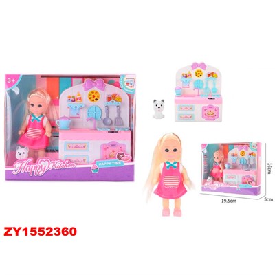 Кукла малышка 789A в столовой в кор. - фото 62793666