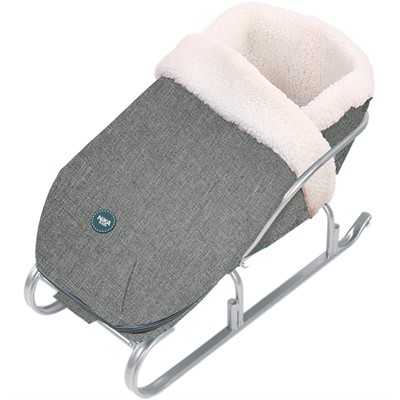 Сиденье для санок универсальное СС4/2 серо-коричневый /Ника/ - фото 62793848