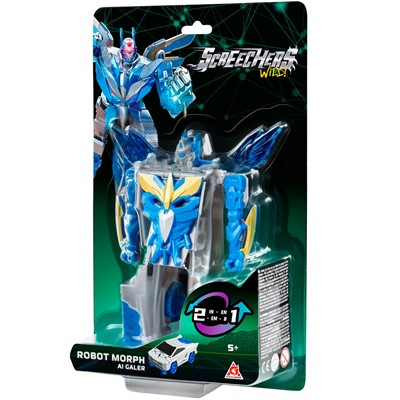 Дикие Скричеры Машинка-трансформер Робот Геллер S5. ТМ Screechers Wild 62635 - фото 62794121