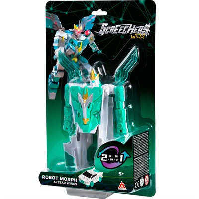 Дикие Скричеры Машинка-трансформер Робот Стар Вингс S5. ТМ Screechers Wild 62637 - фото 62794123