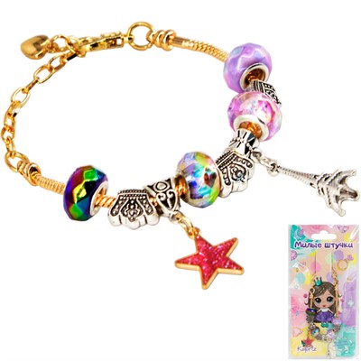 Браслет с шармами Miss Kapriz MK2066-D2 - фото 62794206
