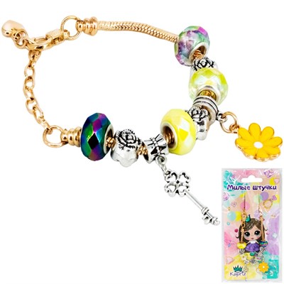 Браслет с шармами Miss Kapriz MK2066-D3 - фото 62794211
