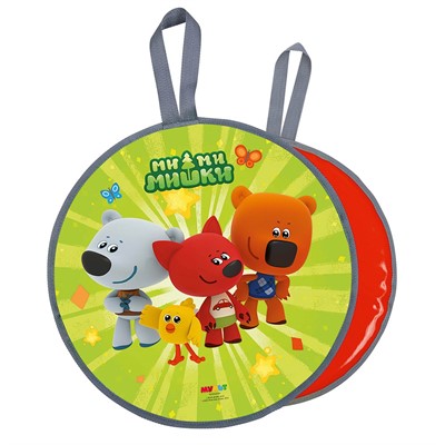 Санки ледянки МиМиМишки на зеленом ЛРМ45/З /ПВХ/ - фото 62794327