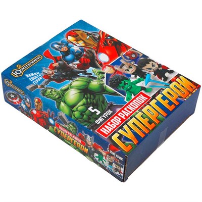 Набор Раскопки Супер герои IQ Эксперимент EX-05-SH - фото 62794498