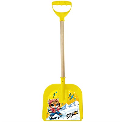 Лопата 65 см Леопард дер. черенок, желтая Dvizhok ЛЖ 3 - фото 62794503