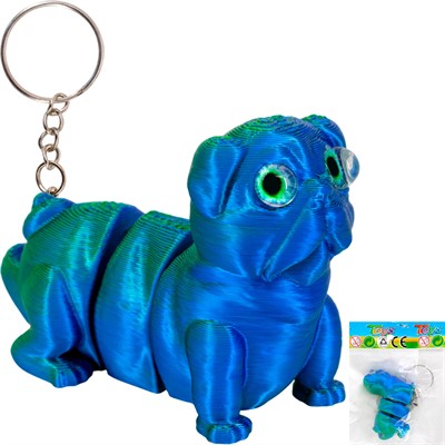 Фигурка Брелок U-023 Мопс в пак. - фото 62794784