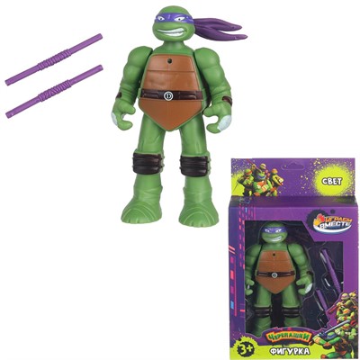 Фигурка Черепашки ниндзя, свет ИГРАЕМ ВМЕСТЕ 2207L0129-R - фото 62795003