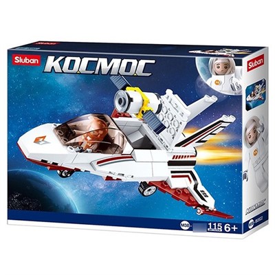 Конструктор Космос 38-0922 Межпланетный корабль 115 дет., 1 фигур. в коробке - фото 62795115