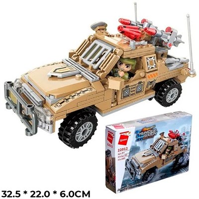 Конструктор 22012 QMAN Боевая машина 281 дет. в кор. - фото 62795125