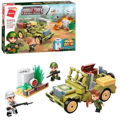 Конструктор 21011 QMAN Машина 264 дет. в кор. - фото 62795141